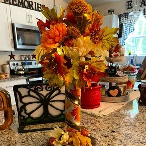 Fall flower decoration